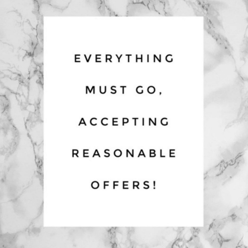 Accepting offers! Bundle and save. 😊